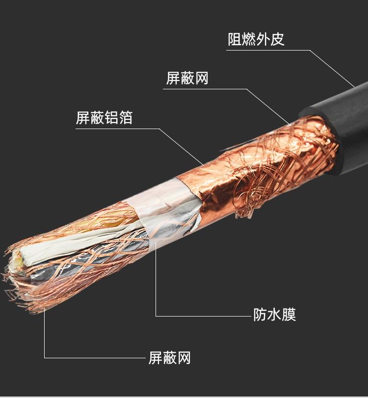 DJYPVPR总屏蔽聚氯乙烯护套软计算机电缆