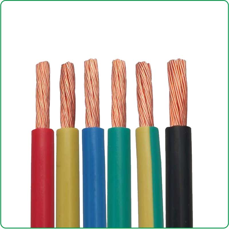 Single Core Stranded bare copper PVC Insulated Cable