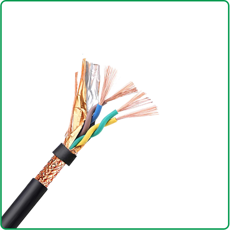 Shielded Twisted Pair Cable wire with PVC Sheath with EMI interference