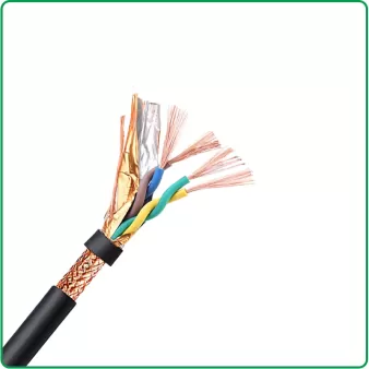 Shielded Twisted Pair Cable wire with PVC Sheath with EMI interference