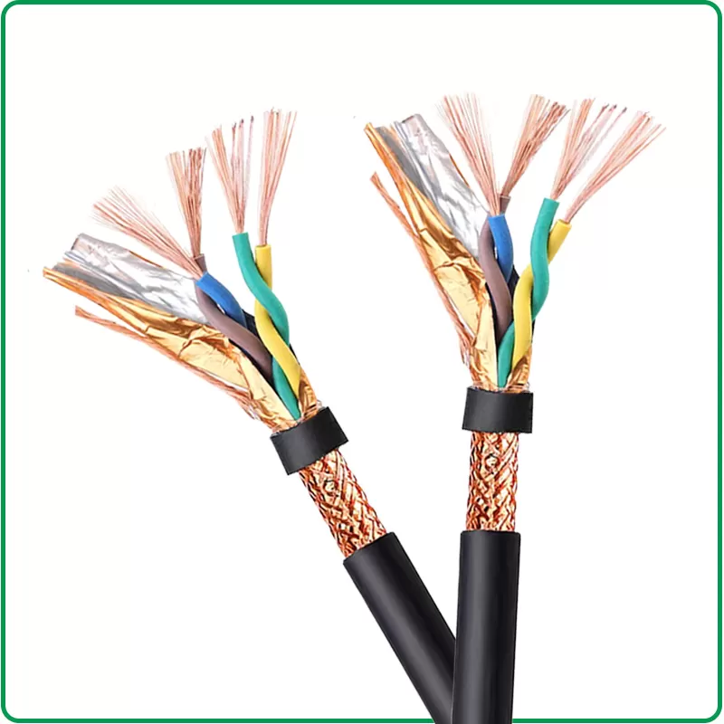 Shielded Twisted Pair Cable wire with PVC Sheath with EMI interference