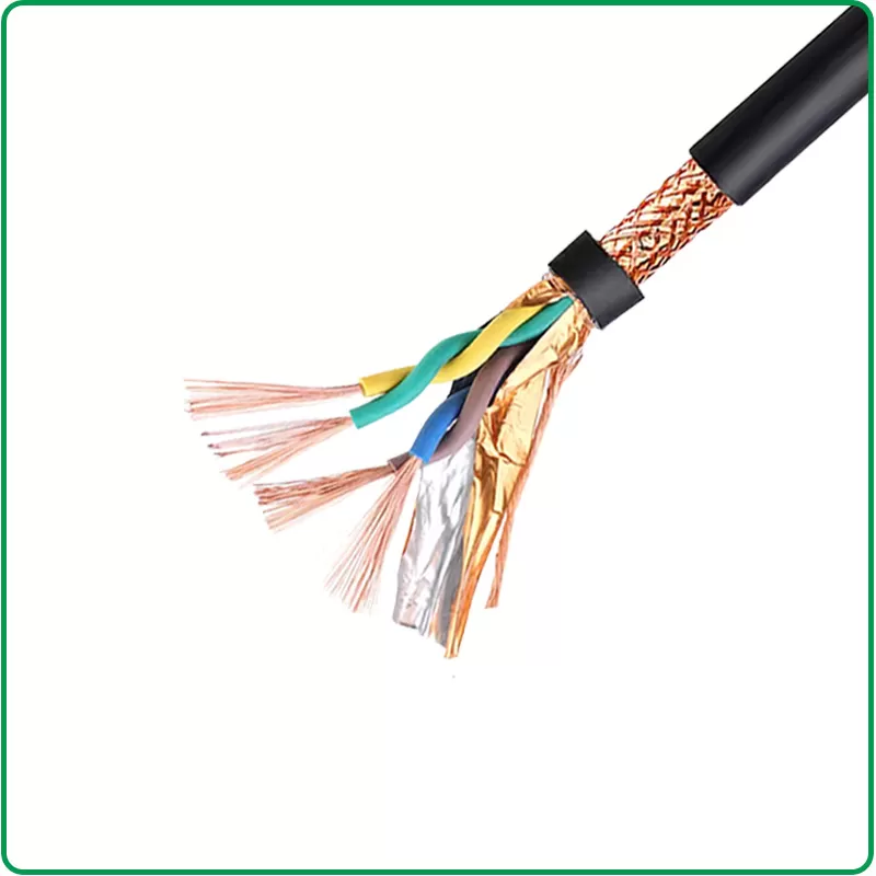 Shielded Twisted Pair Cable wire with PVC Sheath with EMI interference