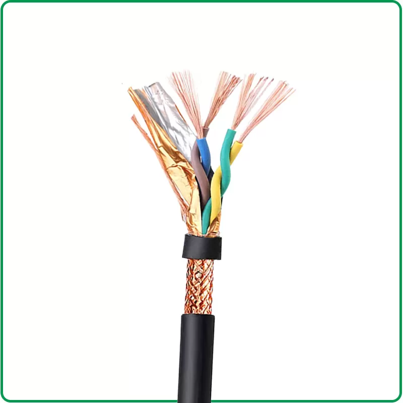 Shielded Twisted Pair Cable wire with PVC Sheath with EMI interference