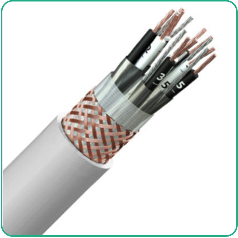 Factory Customization Multi-Core Cable 22 AWG 2 Conductor Shielded Wire Cable for Instrument