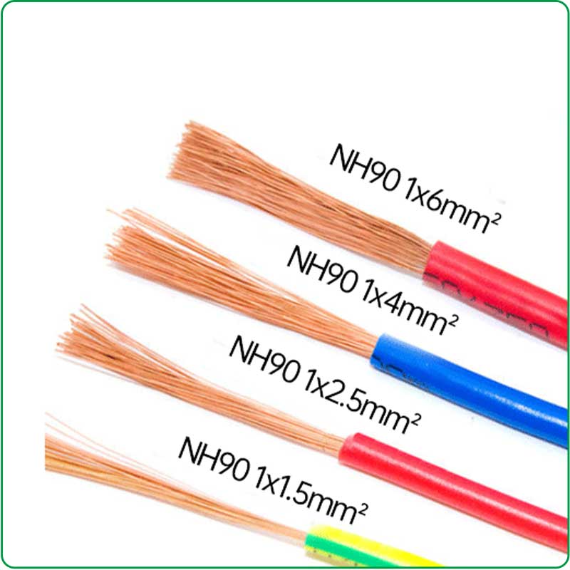 NH90 Stranded bare copper PVC Insulated Cable